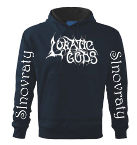 LUNATIC GODS - Slnovraty - modrá pánska mikina