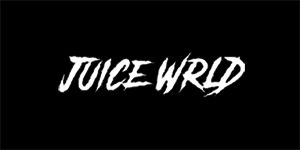 JUICE WRLD - Logo - široká chrbtová nášivka s rozmerom 33 x 15 cm