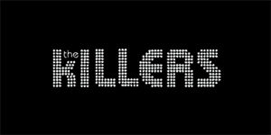 KILLERS - Logo - široká chrbtová nášivka s rozmerom 33 x 15 cm