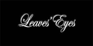 LEAVES' EYES - Logo - široká chrbtová nášivka s rozmerom 33 x 15 cm