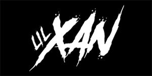 LIL XAN - Logo - široká chrbtová nášivka s rozmerom 33 x 15 cm