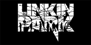 LINKIN PARK - Logo & Band - široká chrbtová nášivka s rozmerom 33 x 15 cm
