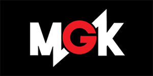 MACHINE GUN KELLY  - Logo Crest - široká chrbtová nášivka s rozmerom 33 x 15 cm