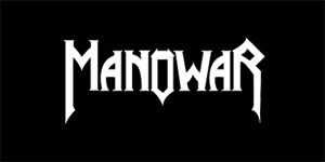 MANOWAR - Logo - široká chrbtová nášivka s rozmerom 33 x 15 cm