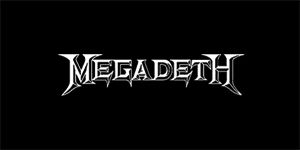 MEGADETH - Logo - široká chrbtová nášivka s rozmerom 33 x 15 cm