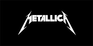 METALLICA - Logo - široká chrbtová nášivka s rozmerom 33 x 15 cm