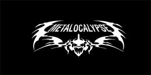 METALOCALYPSE - široká chrbtová nášivka s rozmerom 33 x 15 cm