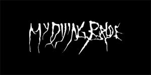 MY DYING BRIDE - Logo - široká chrbtová nášivka s rozmerom 33 x 15 cm
