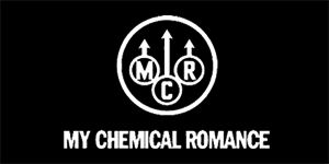 MY CHEMICAL ROMANCE - Logo Motive 2 - široká chrbtová nášivka s rozmerom 33 x 15 cm