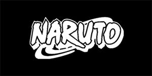 NARUTO - Logo - široká chrbtová nášivka s rozmerom 33 x 15 cm