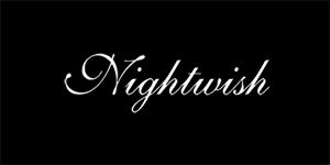 NIGHTWISH - Logo - široká chrbtová nášivka s rozmerom 33 x 15 cm