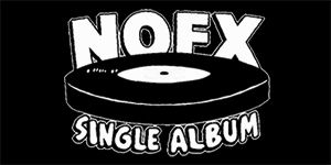 NOFX - Single Album - široká chrbtová nášivka s rozmerom 33 x 15 cm