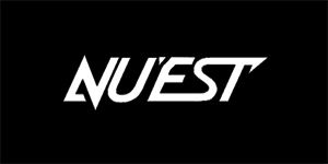 NUEST - Logo - široká chrbtová nášivka s rozmerom 33 x 15 cm