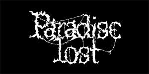 PARADISE LOST - Old School Logo - široká chrbtová nášivka s rozmerom 33 x 15 cm