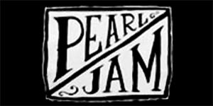 PEARL JAM - Logo - široká chrbtová nášivka s rozmerom 33 x 15 cm