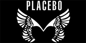 PLACEBO - Wings Logo - široká chrbtová nášivka s rozmerom 33 x 15 cm