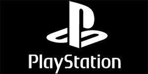 PLAYSTATION - Logo - široká chrbtová nášivka s rozmerom 33 x 15 cm