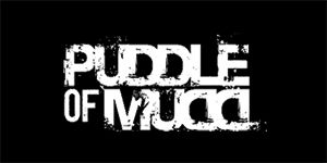 PUDDLE OF MUDD - Logo - široká chrbtová nášivka s rozmerom 33 x 15 cm