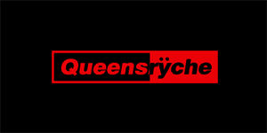 QUEENSRYCHE - Logo RED - široká chrbtová nášivka s rozmerom 33 x 15 cm