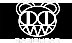 RADIOHEAD - Logo - široká chrbtová nášivka s rozmerom 33 x 15 cm