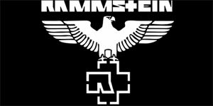 RAMMSTEIN - Eagle - široká chrbtová nášivka s rozmerom 33 x 15 cm