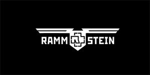 RAMMSTEIN - Logo Wings - široká chrbtová nášivka s rozmerom 33 x 15 cm