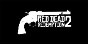 RED DEAD REDEMPTION - Logo Revolver - široká chrbtová nášivka s rozmerom 33 x 15 cm
