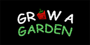 ROBLOX - Grow A Garden - široká chrbtová nášivka s rozmerom 33 x 15 cm