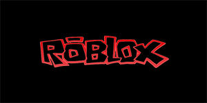 ROBLOX - Logo Red White - široká chrbtová nášivka s rozmerom 33 x 15 cm