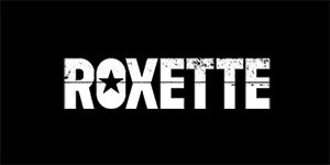 ROXETTE - Logo - široká chrbtová nášivka s rozmerom 33 x 15 cm
