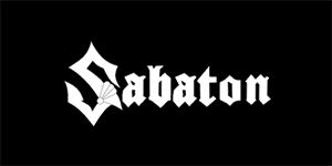 SABATON - Logo - široká chrbtová nášivka s rozmerom 33 x 15 cm