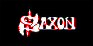 SAXON - Logo - široká chrbtová nášivka s rozmerom 33 x 15 cm