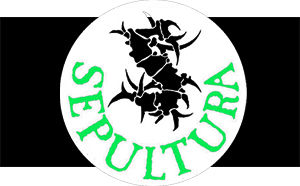 SEPULTURA - Brasil - široká chrbtová nášivka s rozmerom 33 x 15 cm