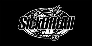 SICK OF IT ALL - Logo Dragon - široká chrbtová nášivka s rozmerom 33 x 15 cm