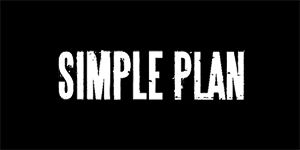 SIMPLE PLAN - široká chrbtová nášivka s rozmerom 33 x 15 cm