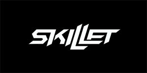 SKILLET - Logo - široká chrbtová nášivka s rozmerom 33 x 15 cm