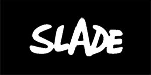 SLADE - Logo - široká chrbtová nášivka s rozmerom 33 x 15 cm