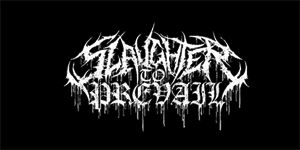 SLAUGHTER TO PREVAIL - Logo - široká chrbtová nášivka s rozmerom 33 x 15 cm