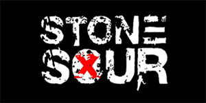 STONE SOUR - Logo - široká chrbtová nášivka s rozmerom 33 x 15 cm