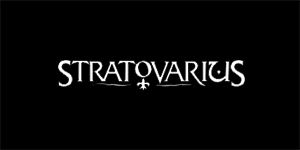 STRATOVARIUS - Logo - široká chrbtová nášivka s rozmerom 33 x 15 cm