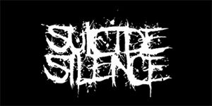 SUICIDE SILENCE - Logo - široká chrbtová nášivka s rozmerom 33 x 15 cm
