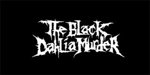 THE BLACK DAHLIA MURDER - Logo - široká chrbtová nášivka s rozmerom 33 x 15 cm
