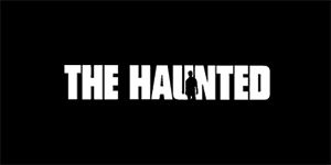 THE HAUNTED - Logo Metal Band - široká chrbtová nášivka s rozmerom 33 x 15 cm