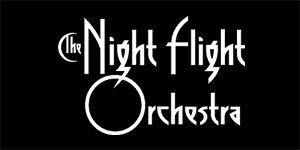THE NIGHT FLIGHT ORCHESTRA - Logo - široká chrbtová nášivka s rozmerom 33 x 15 cm