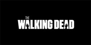 THE WALKING DEAD - Logo Motive 2 - široká chrbtová nášivka s rozmerom 33 x 15 cm