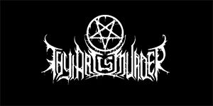 THY ART IS MURDER - Logo - široká chrbtová nášivka s rozmerom 33 x 15 cm