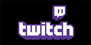 TWITCH - Purple Logo Sign - široká chrbtová nášivka s rozmerom 33 x 15 cm