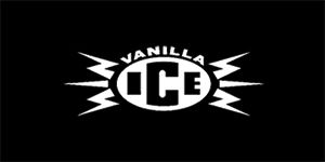 VANILLA ICE - Logo - široká chrbtová nášivka s rozmerom 33 x 15 cm