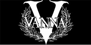 VANNA - Logo - široká chrbtová nášivka s rozmerom 33 x 15 cm