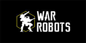 WAR ROBOTS - široká chrbtová nášivka s rozmerom 33 x 15 cm